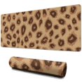 thumbnail image 1 of Long Mouse Pads for Desk,Leopard Pattern Desk Mats on Top Of Desks, Desk Mouse Pad Extra Large with 3mm Non-Slip Base and Stitched Edge for Gaming,Office,Work,Home 31.5"x11.8", 1 of 6