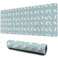 thumbnail image 1 of Long Mouse Pads for Desk,Light Blue Cartoon Unicorn Pattern Desk Mats on Top Of Desks, Desk Mouse Pad Extra Large with 3mm Non-Slip Base and Stitched Edge for Gaming,Office,Work,Home 31.5"x11.8", 1 of 6