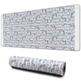 thumbnail image 1 of Long Mouse Pads for Desk,Light Blue Cartoon Unicorn Pattern Desk Mats on Top Of Desks, Desk Mouse Pad Extra Large with 3mm Non-Slip Base and Stitched Edge for Gaming,Office,Work,Home 31.5"x11.8", 1 of 6