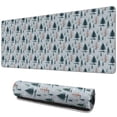 thumbnail image 1 of Long Mouse Pads for Desk,Light Blue Christmas Tree Pattern Desk Mats on Top Of Desks, Desk Mouse Pad Extra Large with 3mm Non-Slip Base and Stitched Edge for Gaming,Office,Work,Home 31.5x11.8in, 1 of 5