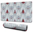 thumbnail image 1 of Long Mouse Pads for Desk,Light Blue Christmas Tree Pattern Desk Mats on Top Of Desks, Desk Mouse Pad Extra Large with 3mm Non-Slip Base and Stitched Edge for Gaming,Office,Work,Home 47.3x23.6in, 1 of 5