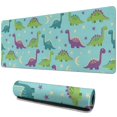 thumbnail image 1 of Long Mouse Pads for Desk,Light Blue Dinosaurs Celestial Pattern Desk Mats on Top Of Desks, Desk Mouse Pad Extra Large with 3mm Non-Slip Base and Stitched Edge for Gaming,Office,Work,Home 31.5"x11.8", 1 of 6