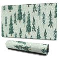 thumbnail image 1 of Long Mouse Pads for Desk,Light Green Christmas Tree Pattern Desk Mats on Top Of Desks, Desk Mouse Pad Extra Large with 3mm Non-Slip Base and Stitched Edge for Gaming,Office,Work,Home 47.3x23.6in, 1 of 5
