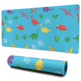 thumbnail image 1 of Long Mouse Pads for Desk,LightBlue Cartoon Dinosaurs Pterosaurs Desk Mats on Top Of Desks, Desk Mouse Pad Extra Large with 3mm Non-Slip Base and Stitched Edge for Gaming,Work,Home 35.4"x15.7", 1 of 5