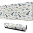 thumbnail image 1 of Long Mouse Pads for Desk,LightColor Cartoon Dinosaurs Pattern Desk Mats on Top Of Desks, Desk Mouse Pad Extra Large with 3mm Non-Slip Base and Stitched Edge for Gaming,Office,Work,Home 31.5"x11.8", 1 of 6