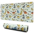 thumbnail image 1 of Long Mouse Pads for Desk,LightColor Dinosaurs Name Pattern Desk Mats on Top Of Desks, Desk Mouse Pad Extra Large with 3mm Non-Slip Base and Stitched Edge for Gaming,Office,Work,Home 35.4"x15.7", 1 of 6
