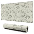 thumbnail image 1 of Long Mouse Pads for Desk,LightColor Origami Dinosaurs Pattern Desk Mats on Top Of Desks, Desk Mouse Pad Extra Large with 3mm Non-Slip Base and Stitched Edge for Gaming,Office,Work,Home 31.5"x15.7", 1 of 6