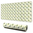 thumbnail image 1 of Long Mouse Pads for Desk,LightYellow Cartoon Dinosaurs Leaves Desk Mats on Top Of Desks, Desk Mouse Pad Extra Large with 3mm Non-Slip Base and Stitched Edge for Gaming,Work,Home 31.5"x15.7", 1 of 5