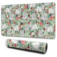 thumbnail image 1 of Long Mouse Pads for Desk,Maltese Dog and Flower Floral Desk Mats on Top Of Desks, Desk Mouse Pad Extra Large with 3mm Non-Slip Base and Stitched Edge for Gaming,Office,Work,Home 47.3"x23.6", 1 of 6