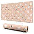 thumbnail image 1 of Long Mouse Pads for Desk,Minimalist Halloween Ghost Pattern Desk Mats on Top Of Desks, Desk Mouse Pad Extra Large with 3mm Non-Slip Base and Stitched Edge for Gaming,Office,Work,Home 31.5x15.7in, 1 of 5