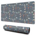 thumbnail image 1 of Long Mouse Pads for Desk,Multicolor Arrow Pattern Desk Mats on Top Of Desks, Desk Mouse Pad Extra Large with 3mm Non-Slip Base and Stitched Edge for Gaming,Office,Work,Home 31.5"x15.7", 1 of 6