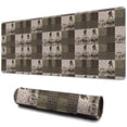 thumbnail image 1 of Long Mouse Pads for Desk,Multicolor Bigfoot and Camping Pattern Desk Mats on Top Of Desks, Desk Mouse Pad Extra Large with 3mm Non-Slip Base and Stitched Edge for Gaming,Office,Work,Home 31.5"x11.8", 1 of 6