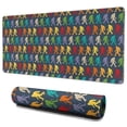 thumbnail image 1 of Long Mouse Pads for Desk,Multicolor Bigfoot Pattern Desk Mats on Top Of Desks, Desk Mouse Pad Extra Large with 3mm Non-Slip Base and Stitched Edge for Gaming,Office,Work,Home 35.4"x15.7", 1 of 6