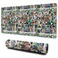 thumbnail image 1 of Long Mouse Pads for Desk,Multicolor Bigfoot and Sticker Pattern Desk Mats on Top Of Desks, Desk Mouse Pad Extra Large with 3mm Non-Slip Base and Stitched Edge for Gaming,Office,Work,Home 35.4"x15.7", 1 of 6