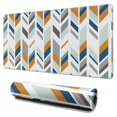 thumbnail image 1 of Long Mouse Pads for Desk,Multicolor Chevron Pattern Desk Mats on Top Of Desks, Desk Mouse Pad Extra Large with 3mm Non-Slip Base and Stitched Edge for Gaming,Office,Work,Home 31.5"x15.7", 1 of 6