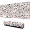 thumbnail image 1 of Long Mouse Pads for Desk,Multicolor Christmas Gnome Pattern Desk Mats on Top Of Desks, Desk Mouse Pad Extra Large with 3mm Non-Slip Base and Stitched Edge for Gaming,Office,Work,Home 31.5x11.8in, 1 of 5