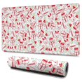 thumbnail image 1 of Long Mouse Pads for Desk,Multicolor Christmas Pattern Desk Mats on Top Of Desks, Desk Mouse Pad Extra Large with 3mm Non-Slip Base and Stitched Edge for Gaming,Office,Work,Home 47.3x23.6in, 1 of 5
