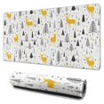 thumbnail image 1 of Long Mouse Pads for Desk,Multicolor Christmas Pattern Desk Mats on Top Of Desks, Desk Mouse Pad Extra Large with 3mm Non-Slip Base and Stitched Edge for Gaming,Office,Work,Home 31.5x15.7in, 1 of 5