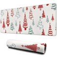 thumbnail image 1 of Long Mouse Pads for Desk,Multicolor Christmas Tree Pattern Desk Mats on Top Of Desks, Desk Mouse Pad Extra Large with 3mm Non-Slip Base and Stitched Edge for Gaming,Office,Work,Home 31.5x11.8in, 1 of 5