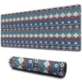 thumbnail image 1 of Long Mouse Pads for Desk,Multicolor Geometric Boho Pattern Desk Mats on Top Of Desks, Desk Mouse Pad Extra Large with 3mm Non-Slip Base and Stitched Edge for Gaming,Office,Work,Home 31.5"x11.8", 1 of 6