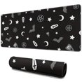 thumbnail image 1 of Long Mouse Pads for Desk,Occult Halloween Pattern Desk Mats on Top Of Desks, Desk Mouse Pad Extra Large with 3mm Non-Slip Base and Stitched Edge for Gaming,Office,Work,Home 31.5x11.8in, 1 of 5