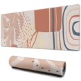 thumbnail image 1 of Long Mouse Pads for Desk,Orange Boho Abstract and Plant Pattern Desk Mats on Top Of Desks, Desk Mouse Pad Extra Large with 3mm Non-Slip Base and Stitched Edge for Gaming,Office,Work,Home 31.5"x11.8", 1 of 6