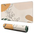 thumbnail image 1 of Long Mouse Pads for Desk,Orange Boho Plant Pattern Desk Mats on Top Of Desks, Desk Mouse Pad Extra Large with 3mm Non-Slip Base and Stitched Edge for Gaming,Office,Work,Home 31.5"x15.7", 1 of 6