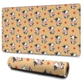 thumbnail image 1 of Long Mouse Pads for Desk,Orange Cow Heart Pattern Desk Mats on Top Of Desks, Desk Mouse Pad Extra Large with 3mm Non-Slip Base and Stitched Edge for Gaming,Office,Work,Home 47.3"x23.6", 1 of 6