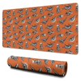 thumbnail image 1 of Long Mouse Pads for Desk,Orange Dinosaurs Skeletons Pattern Desk Mats on Top Of Desks, Desk Mouse Pad Extra Large with 3mm Non-Slip Base and Stitched Edge for Gaming,Office,Work,Home 31.5"x15.7", 1 of 6