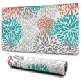 thumbnail image 1 of Long Mouse Pads for Desk,Orange Floral and Petal Pattern Desk Mats on Top Of Desks, Desk Mouse Pad Extra Large with 3mm Non-Slip Base and Stitched Edge for Gaming,Office,Work,Home 47.3"x23.6", 1 of 6