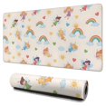 thumbnail image 1 of Long Mouse Pads for Desk,Pastel Fairy Rainbow Pattern Desk Mats on Top Of Desks, Desk Mouse Pad Extra Large with 3mm Non-Slip Base and Stitched Edge for Gaming,Office,Work,Home 31.5"x15.7", 1 of 6