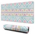 thumbnail image 1 of Long Mouse Pads for Desk,Pastel Geometric Pattern Desk Mats on Top Of Desks, Desk Mouse Pad Extra Large with 3mm Non-Slip Base and Stitched Edge for Gaming,Office,Work,Home 31.5"x15.7", 1 of 6