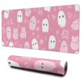 thumbnail image 1 of Long Mouse Pads for Desk,Pastel Halloween Ghost Pattern Desk Mats on Top Of Desks, Desk Mouse Pad Extra Large with 3mm Non-Slip Base and Stitched Edge for Gaming,Office,Work,Home 35.4x15.7in, 1 of 5
