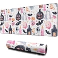 thumbnail image 1 of Long Mouse Pads for Desk,Pastel Halloween Pattern Desk Mats on Top Of Desks, Desk Mouse Pad Extra Large with 3mm Non-Slip Base and Stitched Edge for Gaming,Office,Work,Home 31.5x11.8in, 1 of 5