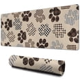 thumbnail image 1 of Long Mouse Pads for Desk,Paw Print Desk Mats on Top Of Desks, Desk Mouse Pad Extra Large with 3mm Non-Slip Base and Stitched Edge for Gaming,Office,Work,Home 31.5"x11.8", 1 of 6