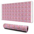 thumbnail image 1 of Long Mouse Pads for Desk,Pink Cartoon Unicorn Dessert Pattern Desk Mats on Top Of Desks, Desk Mouse Pad Extra Large with 3mm Non-Slip Base and Stitched Edge for Gaming,Office,Work,Home 31.5"x15.7", 1 of 6