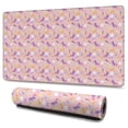 thumbnail image 1 of Long Mouse Pads for Desk,Pink Cartoon Unicorn Dessert Pattern Desk Mats on Top Of Desks, Desk Mouse Pad Extra Large with 3mm Non-Slip Base and Stitched Edge for Gaming,Office,Work,Home 47.3"x23.6", 1 of 6