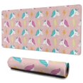 thumbnail image 1 of Long Mouse Pads for Desk,Pink Cartoon Unicorn Lightning Pattern Desk Mats on Top Of Desks, Desk Mouse Pad Extra Large with 3mm Non-Slip Base and Stitched Edge for Gaming,Office,Work,Home 35.4"x15.7", 1 of 6