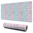 thumbnail image 1 of Long Mouse Pads for Desk,Pink Cartoon Unicorn Rainbow Cake Bow Desk Mats on Top Of Desks, Desk Mouse Pad Extra Large with 3mm Non-Slip Base and Stitched Edge for Gaming,Work,Home 31.5"x15.7", 1 of 5