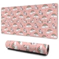 thumbnail image 1 of Long Mouse Pads for Desk,Pink Cartoon Unicorn Rainbow Cloud Star Desk Mats on Top Of Desks, Desk Mouse Pad Extra Large with 3mm Non-Slip Base and Stitched Edge for Gaming,Work,Home 35.4"x15.7", 1 of 5
