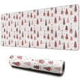 thumbnail image 1 of Long Mouse Pads for Desk,Pink Christmas Tree Pattern Desk Mats on Top Of Desks, Desk Mouse Pad Extra Large with 3mm Non-Slip Base and Stitched Edge for Gaming,Office,Work,Home 31.5x11.8in, 1 of 5