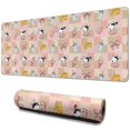 thumbnail image 1 of Long Mouse Pads for Desk,Pink Cow Checkered Pattern Desk Mats on Top Of Desks, Desk Mouse Pad Extra Large with 3mm Non-Slip Base and Stitched Edge for Gaming,Office,Work,Home 31.5"x11.8", 1 of 6