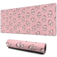 thumbnail image 1 of Long Mouse Pads for Desk,Pink Cow Heart Pattern Desk Mats on Top Of Desks, Desk Mouse Pad Extra Large with 3mm Non-Slip Base and Stitched Edge for Gaming,Office,Work,Home 31.5"x11.8", 1 of 6