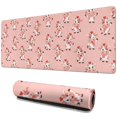 thumbnail image 1 of Long Mouse Pads for Desk,Pink Cow Heart Pattern Desk Mats on Top Of Desks, Desk Mouse Pad Extra Large with 3mm Non-Slip Base and Stitched Edge for Gaming,Office,Work,Home 31.5"x11.8", 1 of 6