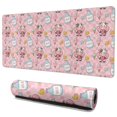 thumbnail image 1 of Long Mouse Pads for Desk,Pink Cow Milk Pattern Desk Mats on Top Of Desks, Desk Mouse Pad Extra Large with 3mm Non-Slip Base and Stitched Edge for Gaming,Office,Work,Home 35.4"x15.7", 1 of 6