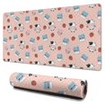 thumbnail image 1 of Long Mouse Pads for Desk,Pink Cow Milk Strawberry Pattern Desk Mats on Top Of Desks, Desk Mouse Pad Extra Large with 3mm Non-Slip Base and Stitched Edge for Gaming,Office,Work,Home 31.5"x15.7", 1 of 6