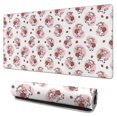 thumbnail image 1 of Long Mouse Pads for Desk,Pink Cow Strawberry Pattern Desk Mats on Top Of Desks, Desk Mouse Pad Extra Large with 3mm Non-Slip Base and Stitched Edge for Gaming,Office,Work,Home 31.5"x15.7", 1 of 6
