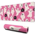 thumbnail image 1 of Long Mouse Pads for Desk,Pink Halloween Ghosts with Boo Desk Mats on Top Of Desks, Desk Mouse Pad Extra Large with 3mm Non-Slip Base and Stitched Edge for Gaming,Office,Work,Home 31.5x11.8in, 1 of 5