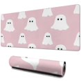 thumbnail image 1 of Long Mouse Pads for Desk,Pink Halloween Ghosts Desk Mats on Top Of Desks, Desk Mouse Pad Extra Large with 3mm Non-Slip Base and Stitched Edge for Gaming,Office,Work,Home 31.5x11.8in, 1 of 5