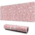 thumbnail image 1 of Long Mouse Pads for Desk,Pink Unicorn Cloud Heart Pattern Desk Mats on Top Of Desks, Desk Mouse Pad Extra Large with 3mm Non-Slip Base and Stitched Edge for Gaming,Office,Work,Home 31.5"x11.8", 1 of 6